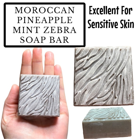 Effervescent Bubbles Other - 1 Bar, Zebra Moroccan Mint Soap, Handmade, Great Gift Idea! ( PRICE IS FIRM )